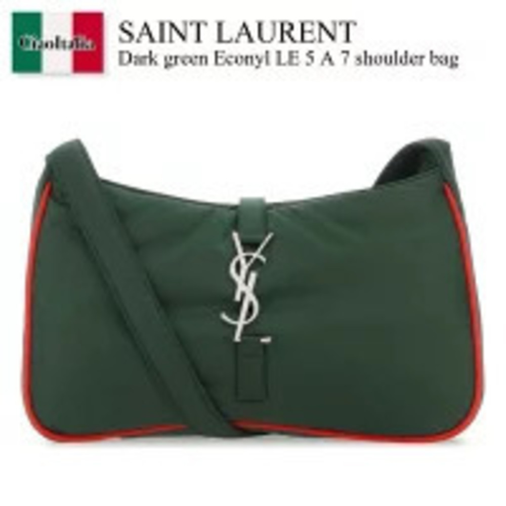 Saint Laurent Bag Handbag Dark Green Econyl Le Shoulder